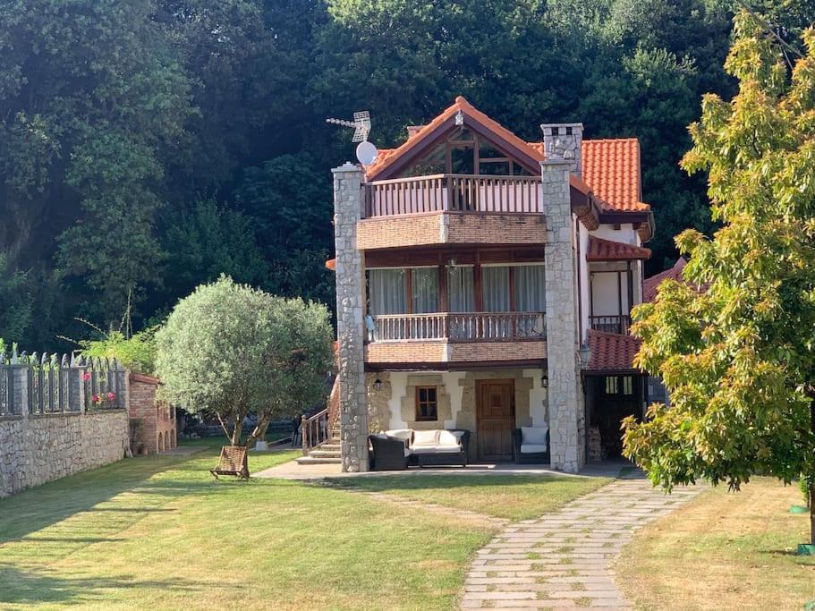 Вилла Casa Con Amplio Jardin En Печон Экстерьер фото